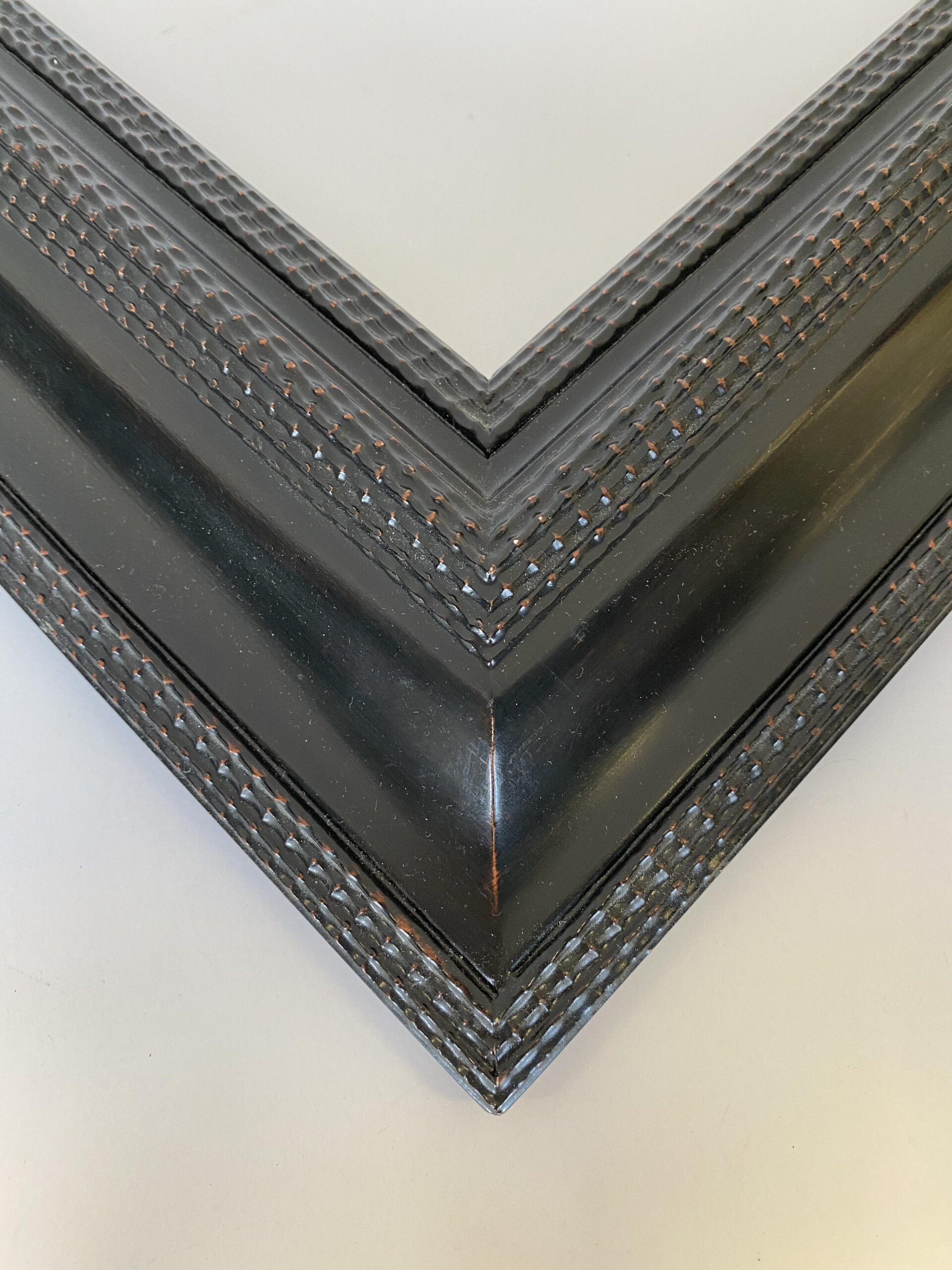 Double ripple Dutch frame. 5 inches wide. Artifact Services Custom framing, Artmill Group Chicago