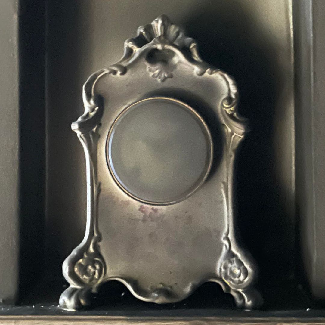 Before Restoration-A fire damage and soot covered antique clock