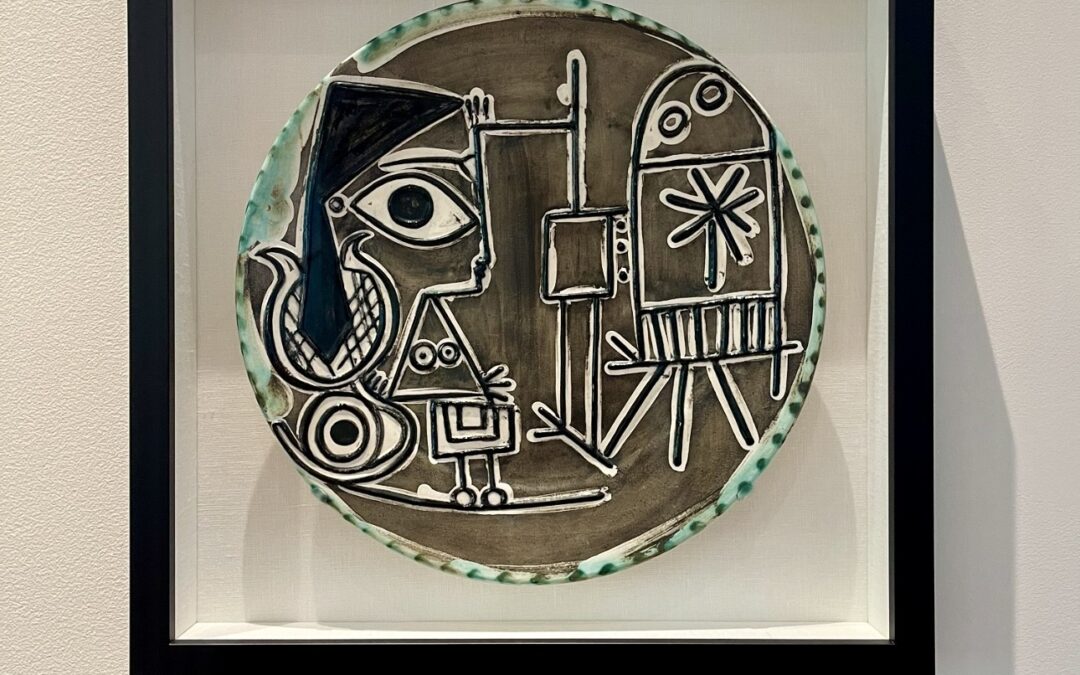 A Custom Shadowbox for Jacqueline at the Easel, by Pablo Picasso